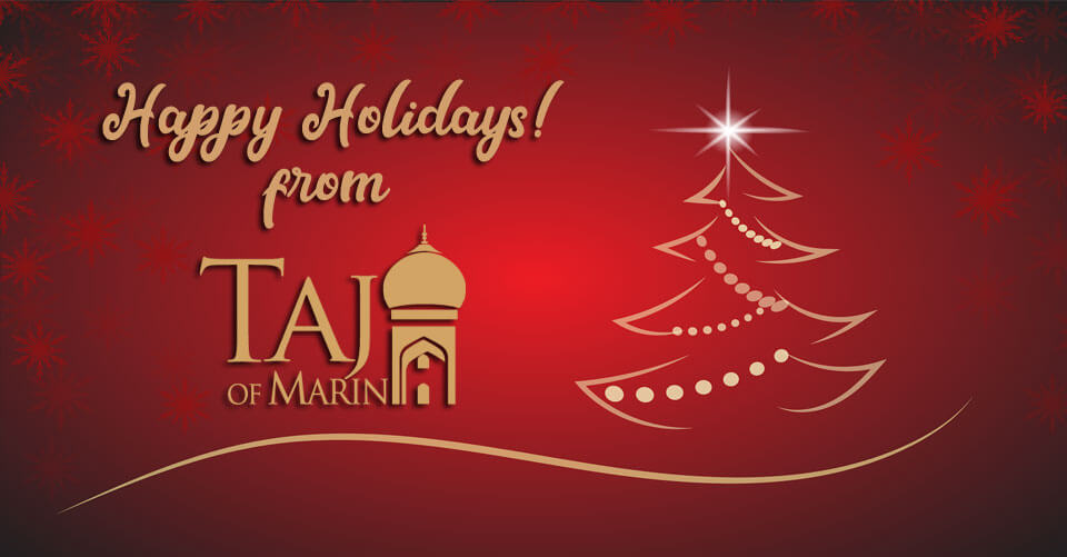 Happy Holidays from Taj of Marin